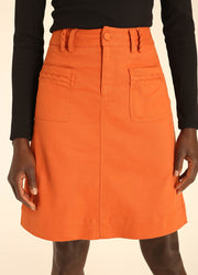 CANVAS SKIRT PEACH