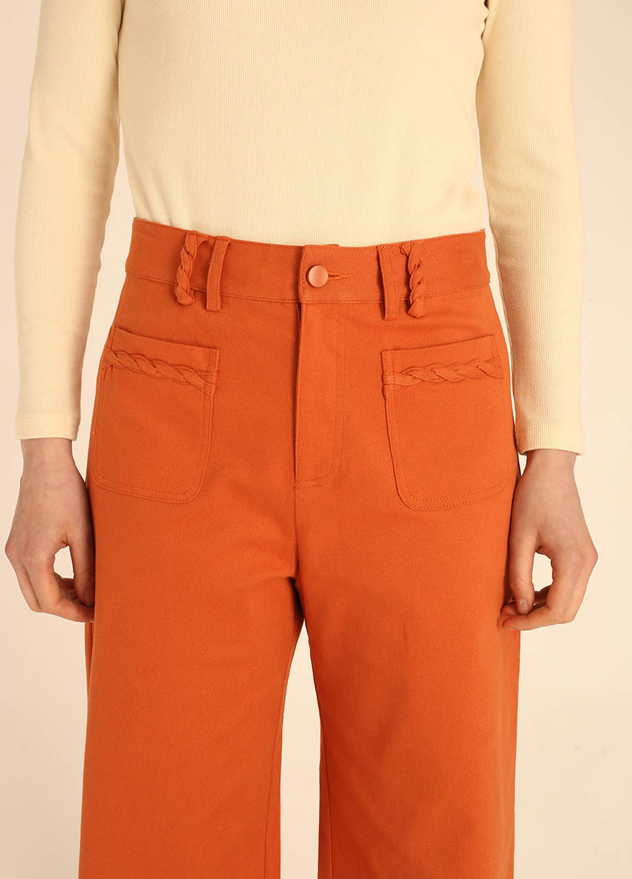 CANVAS TROUSER PEACH