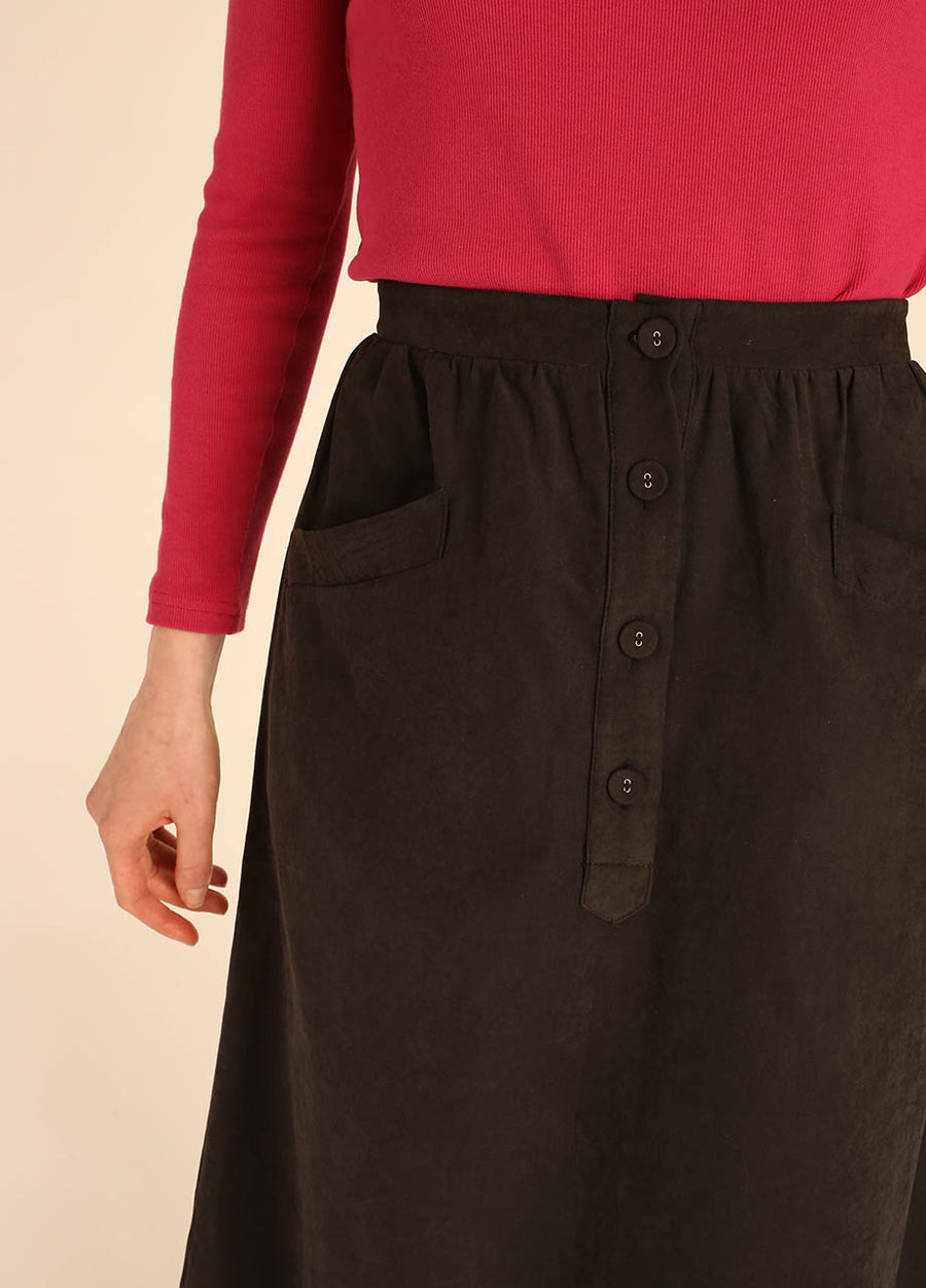 POCKETS SKIRT BLACK