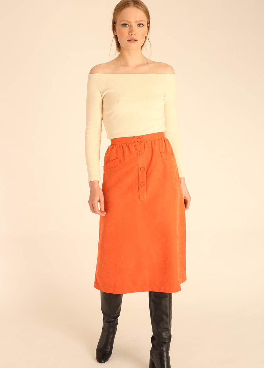 POCKETS SKIRT PEACH