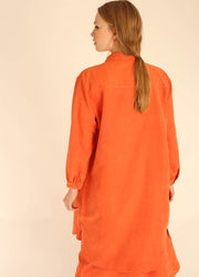 LONG OVERSHIRT PEACH