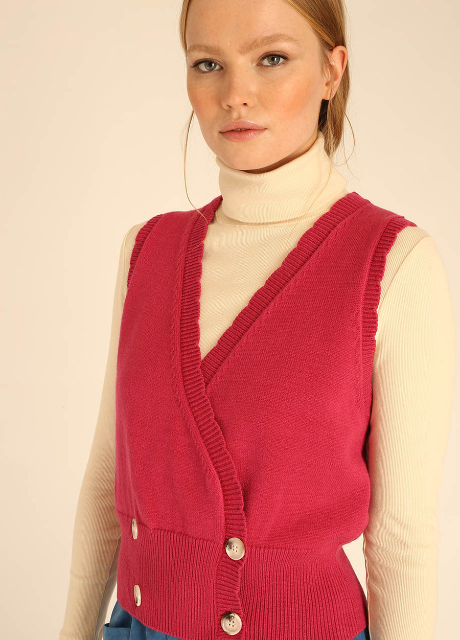 GILET 4 BOTTONI CERISA