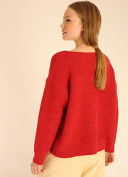 SWEATER FLUFFY CERISE