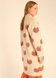 COAT 3DHEARTS BEIGE