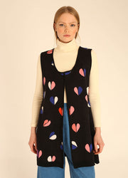 CUORI DEL GILET LUNGO