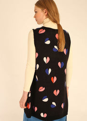 CUORI DEL GILET LUNGO