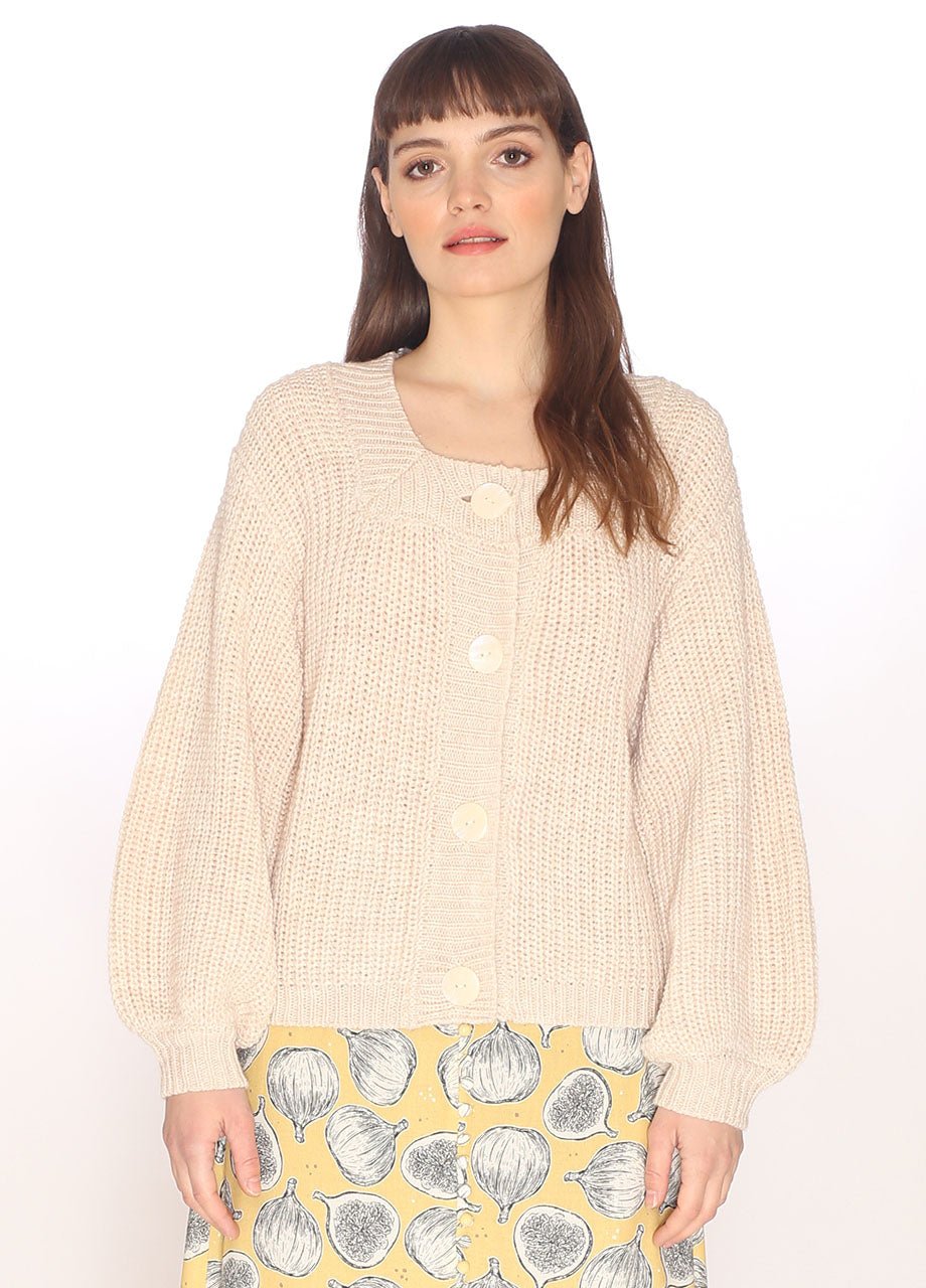 110092_SQUARE NECK CARDIGAN CREAM