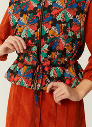 GILET TRAPUNTATO PATCHWORK