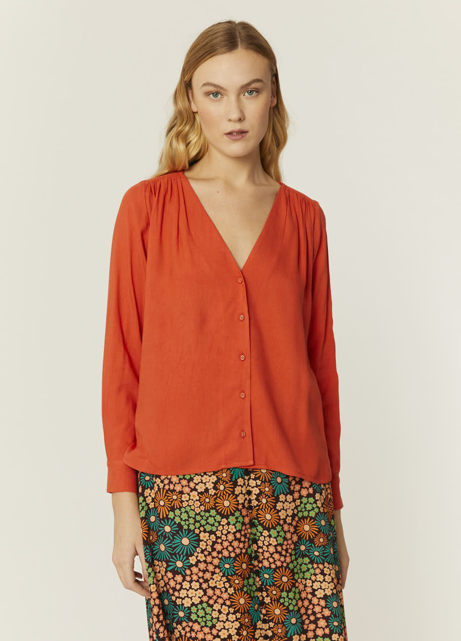 BLUSA ECOVERO ROJA