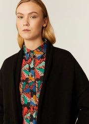 CARDIGAN IN MAGLIA FINE NERA