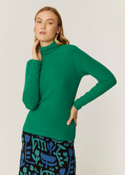 TOP CANALE CUELLO ALTO VERDE