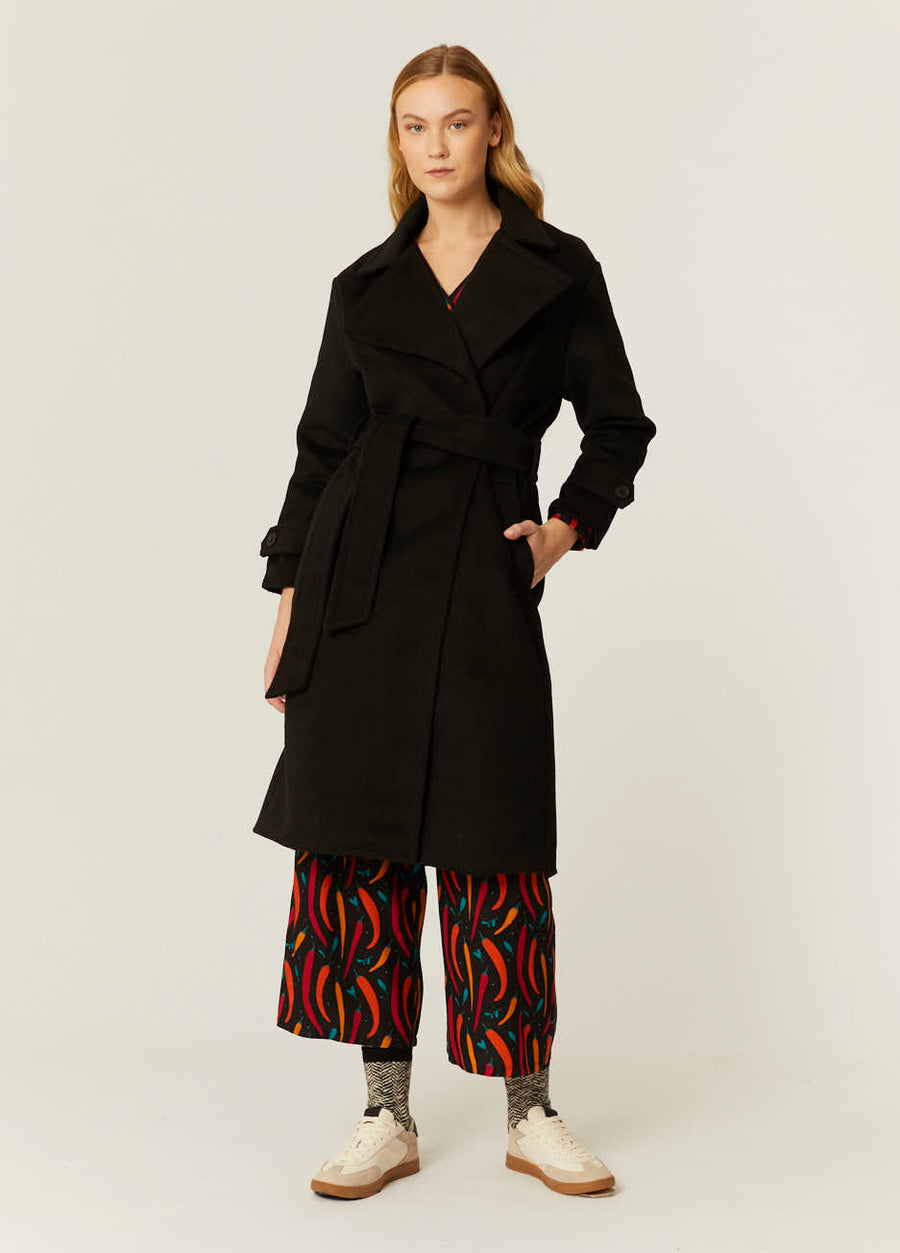 CAPPOTTO PETTO NERO