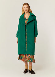 CAPPOTTO INCROCIATO VERDE