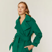 CAPPOTTO INCROCIATO VERDE