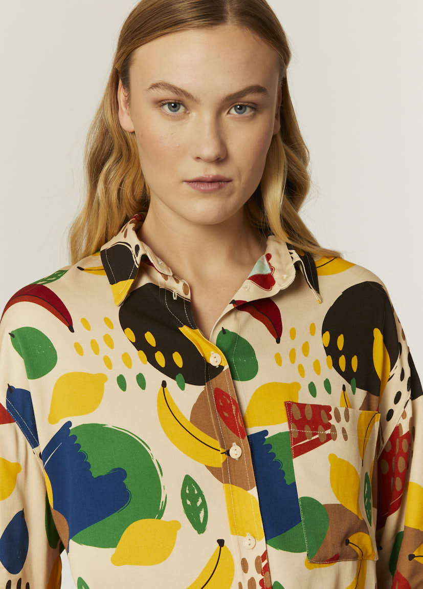 CAMISA OVERSIZE FRUITY FALL