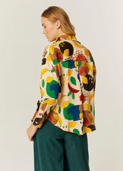 CAMICIA AUTUNNO OVERSIZE FRUTTATA