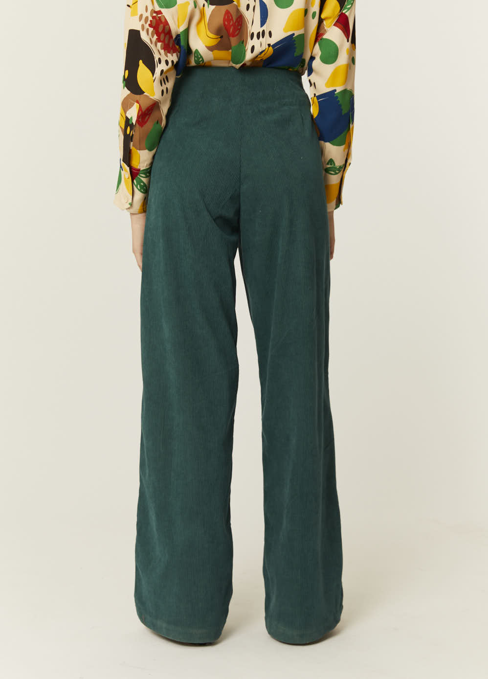 PANTALON PANA VERDE