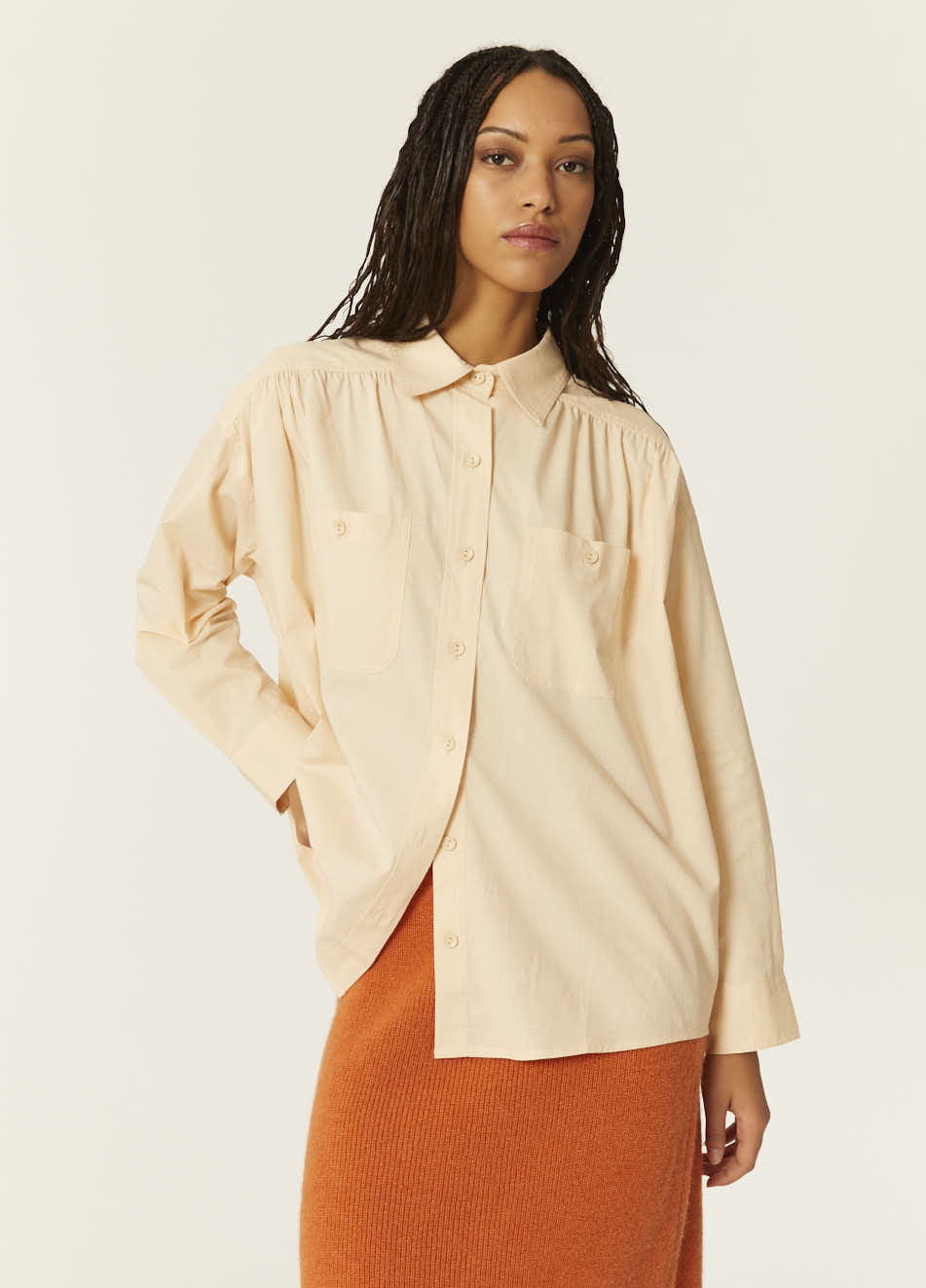 CAMISA OVERSIZE BEIGE