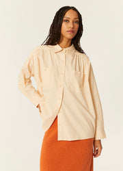 CAMICIA BEIGE OVERSIZE