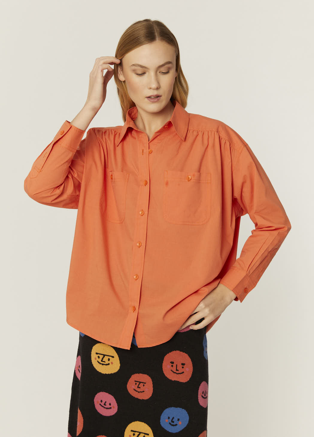 CAMISA OVERSIZE MELOCOTON