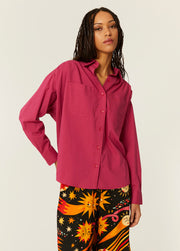 CAMISA OVERSIZE CEREZA