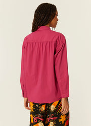 CAMICIA OVERSIZE CILIEGIA