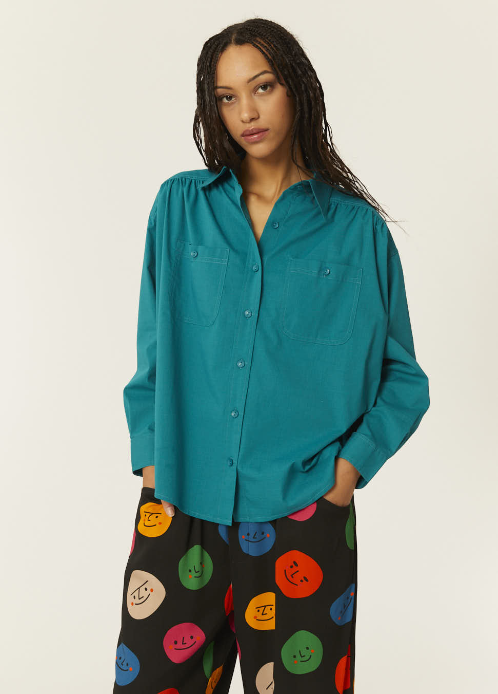 CAMISA OVERSIZE VERDE