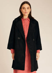 CORDUROY COAT BLACK