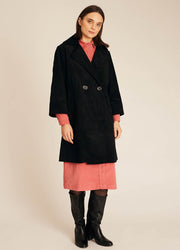 CORDUROY COAT BLACK