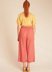 LINEN BLOUSE YELLOW