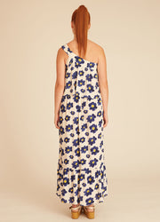 BLUE FLOWERS MAXI DRESS