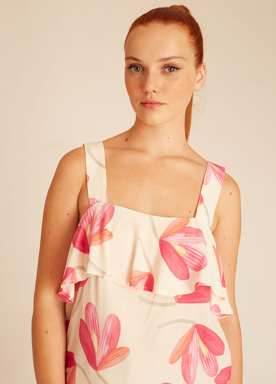 PINK FLOWERS TOP