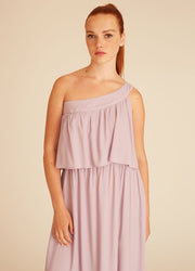 ONE SHOULDER DRESS LILAC