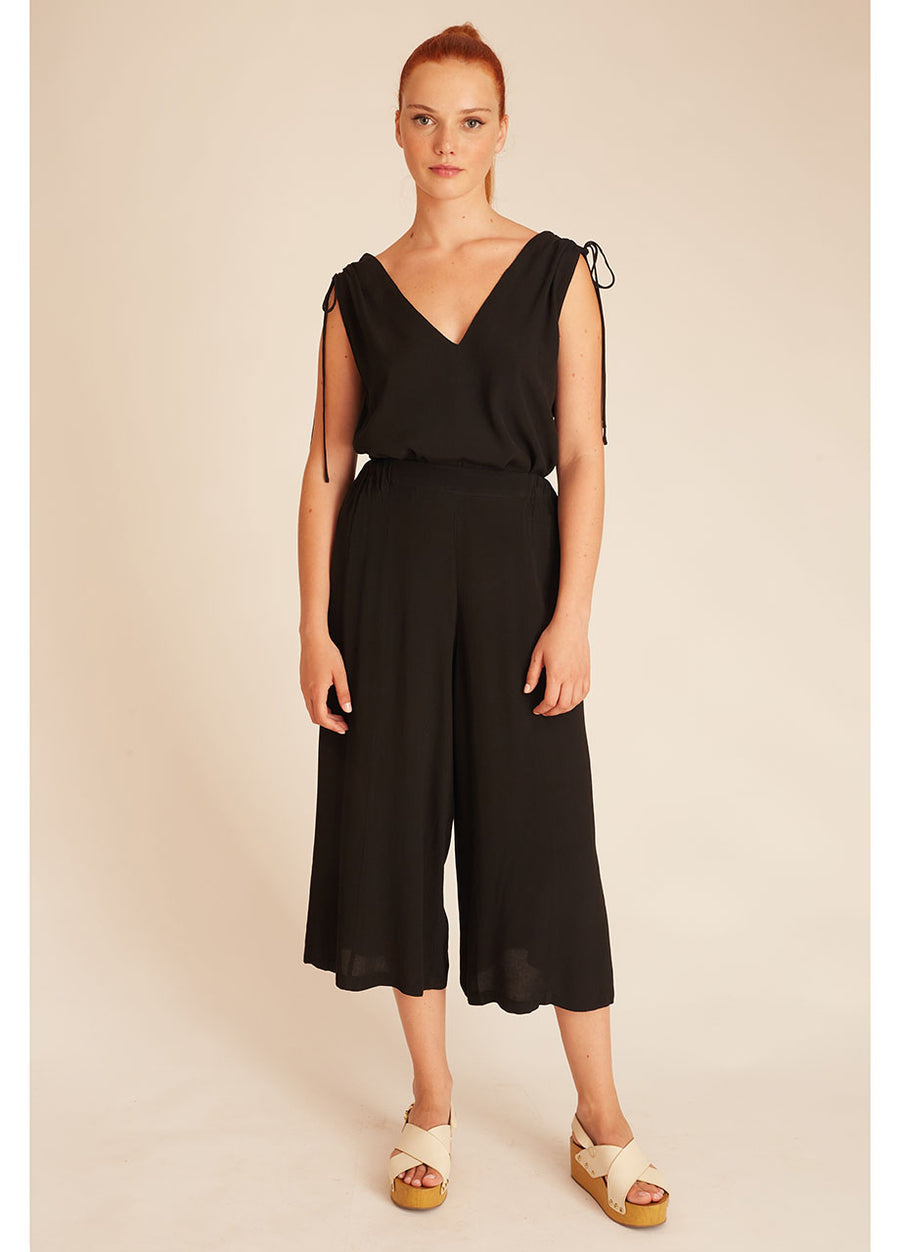 VISCOSE CULOTTE BLACK