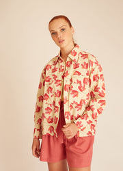 PINK FLOWERS JACKET