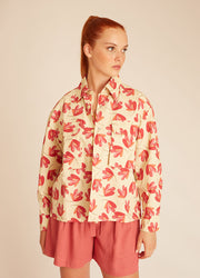 PINK FLOWERS JACKET