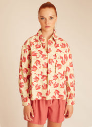 PINK FLOWERS JACKET